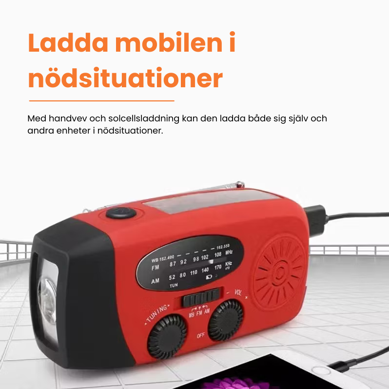 Bärbar nödradio™
