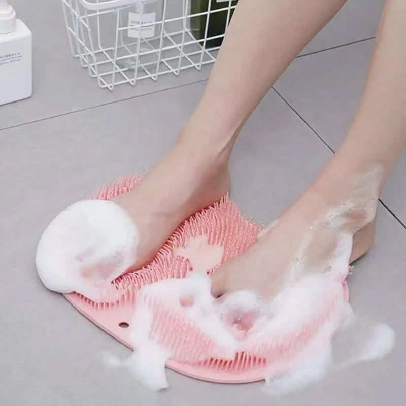AquaScrub 1+1 GRATIS: Halkfri Duschskrubbmatta Helkropps Exfolierande Borste