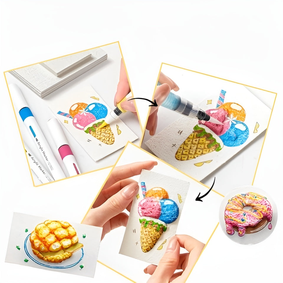 Skumstift™ FoamArt: Kreativ 3D Skum Konst Aktivitet För Barn