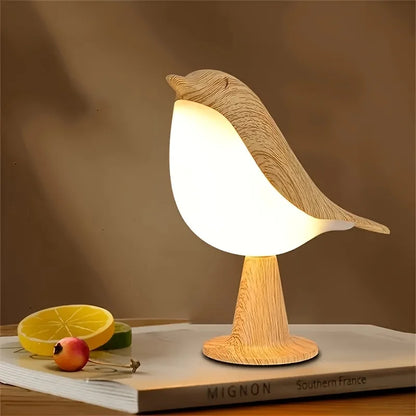 Ledsen™ BirdLamp - Bärbar Fjärrstyrd LED-Natt Ljus Sängen Fågel Lampa