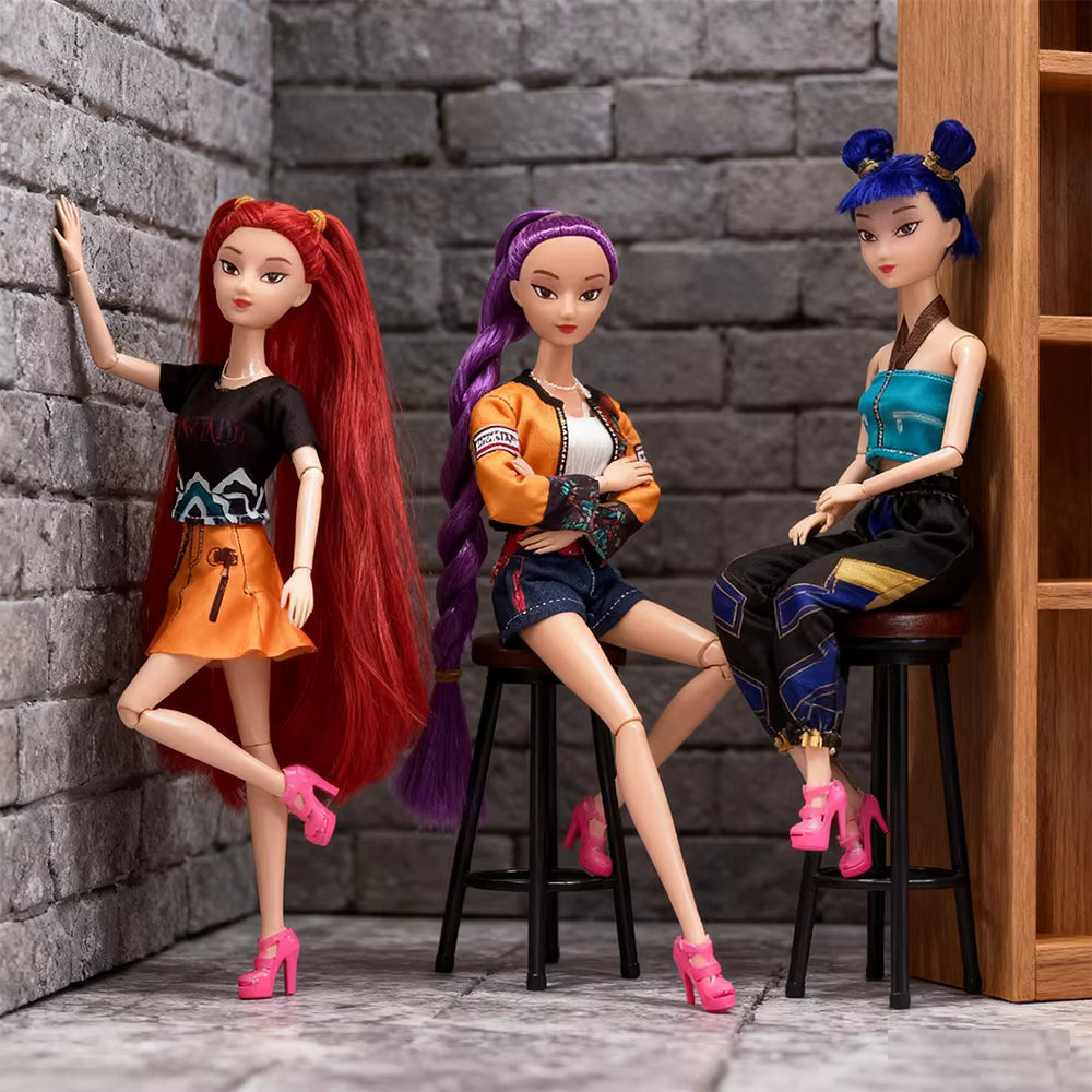 K-Pop Hunter Edition dockor med sångfunktion