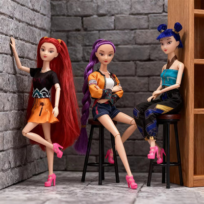 K-Pop Hunter Edition dockor med sångfunktion