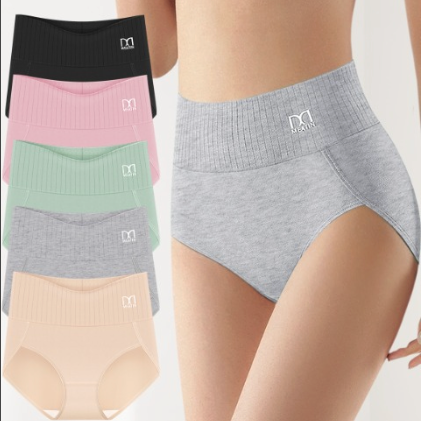 Lisa™ | 6-pack andningsbara och bekväma trosor med hög midja och magstöd