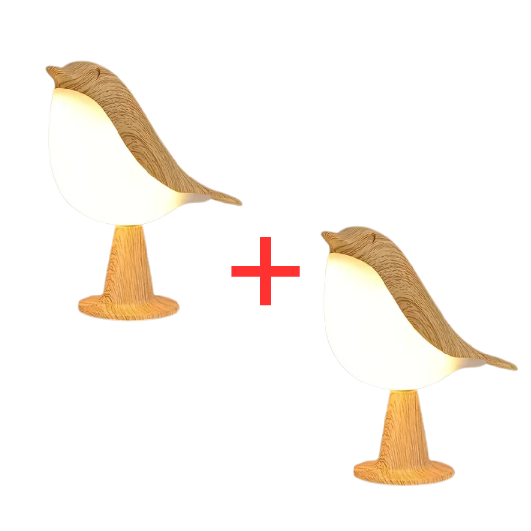 Ledsen™ BirdLamp - Bärbar Fjärrstyrd LED-Natt Ljus Sängen Fågel Lampa