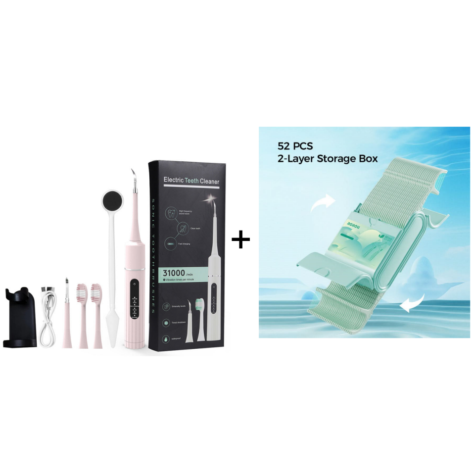 ⌛sälja till halva priset 🦷Professionell ultraljudstandrengörare med flera funktioner och hastigheter