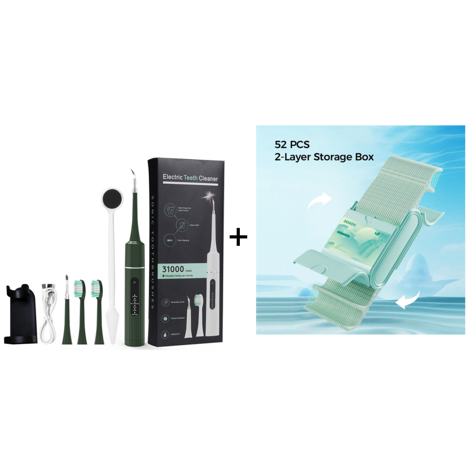 ⌛sälja till halva priset 🦷Professionell ultraljudstandrengörare med flera funktioner och hastigheter